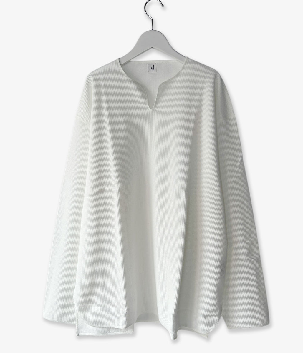 トップス blurhmsROOTSTOCK Rough&Smooth ThermalP/O blurhms ROOTSTOCK/ROUGH&SMOOTH THERMAL OVER NECK LS (OFF)