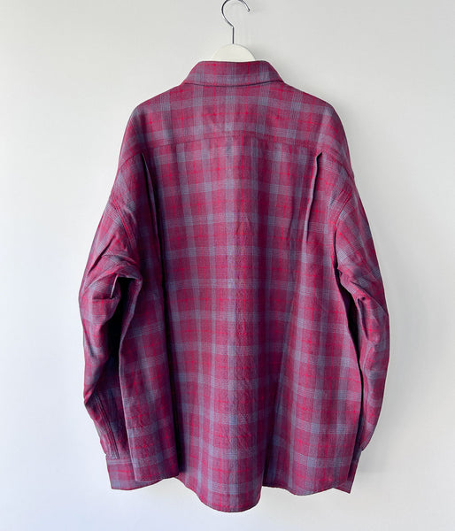 visvim/LUMBER CHECK L/S (RED)
