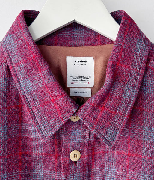 visvim/LUMBER CHECK L/S (RED)