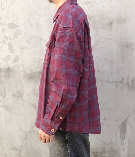 visvim/LUMBER CHECK L/S (RED)