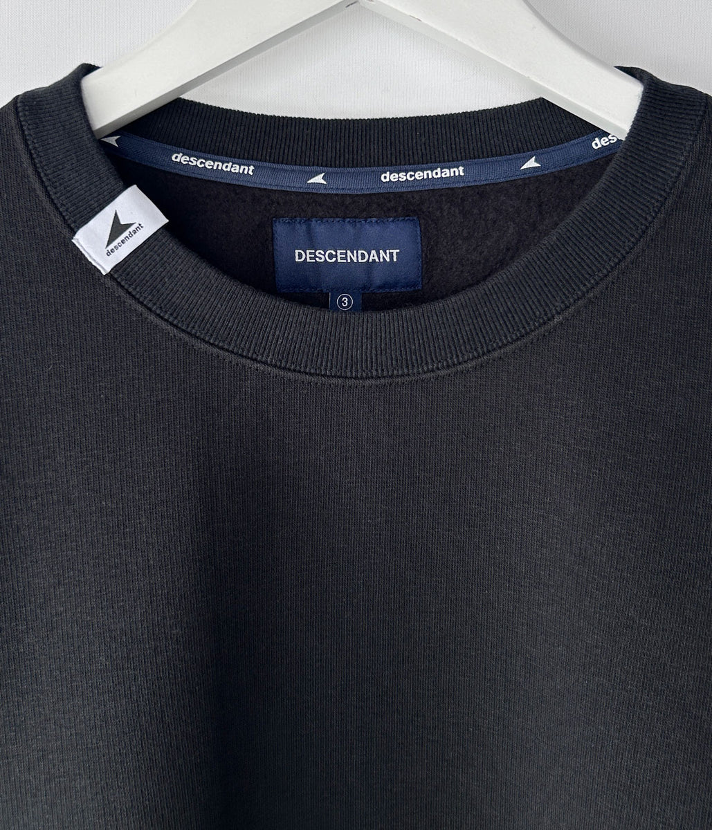 DESCENDANT/PX CREW NECK (BLACK)