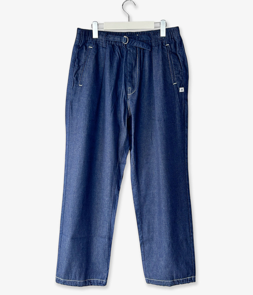 DESCENDANT／DENIM POST O'ALLS DESCENDANT/CINCH DENIM TROUSERS POST O'ALLS (INDIGO)