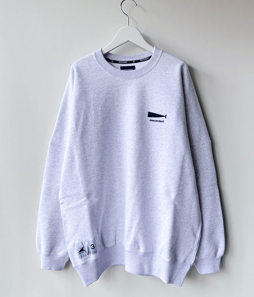 DESCENDANT/CACHALOT CREW NECK (GRAY)