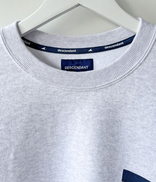 DESCENDANT/CACHALOT CREW NECK (GRAY)