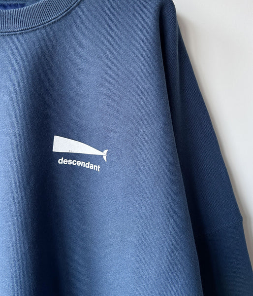 DESCENDANT/CACHALOT CREW NECK (TEAL)