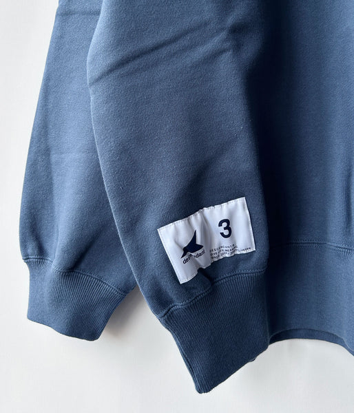 DESCENDANT/CACHALOT CREW NECK (TEAL)