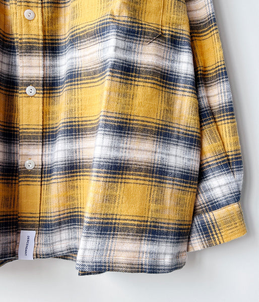 DESCENDANT/VANNING PLAID LS SHIRT (YELLOW)