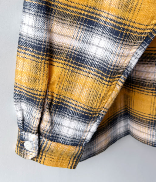 DESCENDANT/VANNING PLAID LS SHIRT (YELLOW)