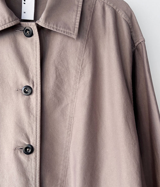 MHL./GARMENT DYE COTTON MOLESKIN DRESS (TAUPE)