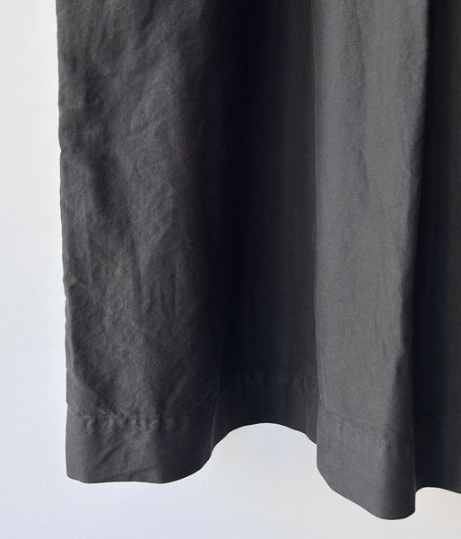 MHL./GARMENT DYE COTTON MOLESKIN DRESS (BLACK)