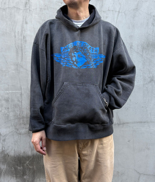 SAINT MICHAEL/HOODIE/ANGEL/BLACK