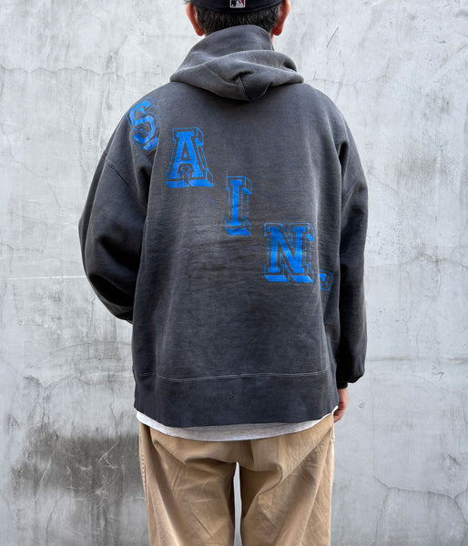 SAINT MICHAEL/HOODIE/ANGEL/BLACK