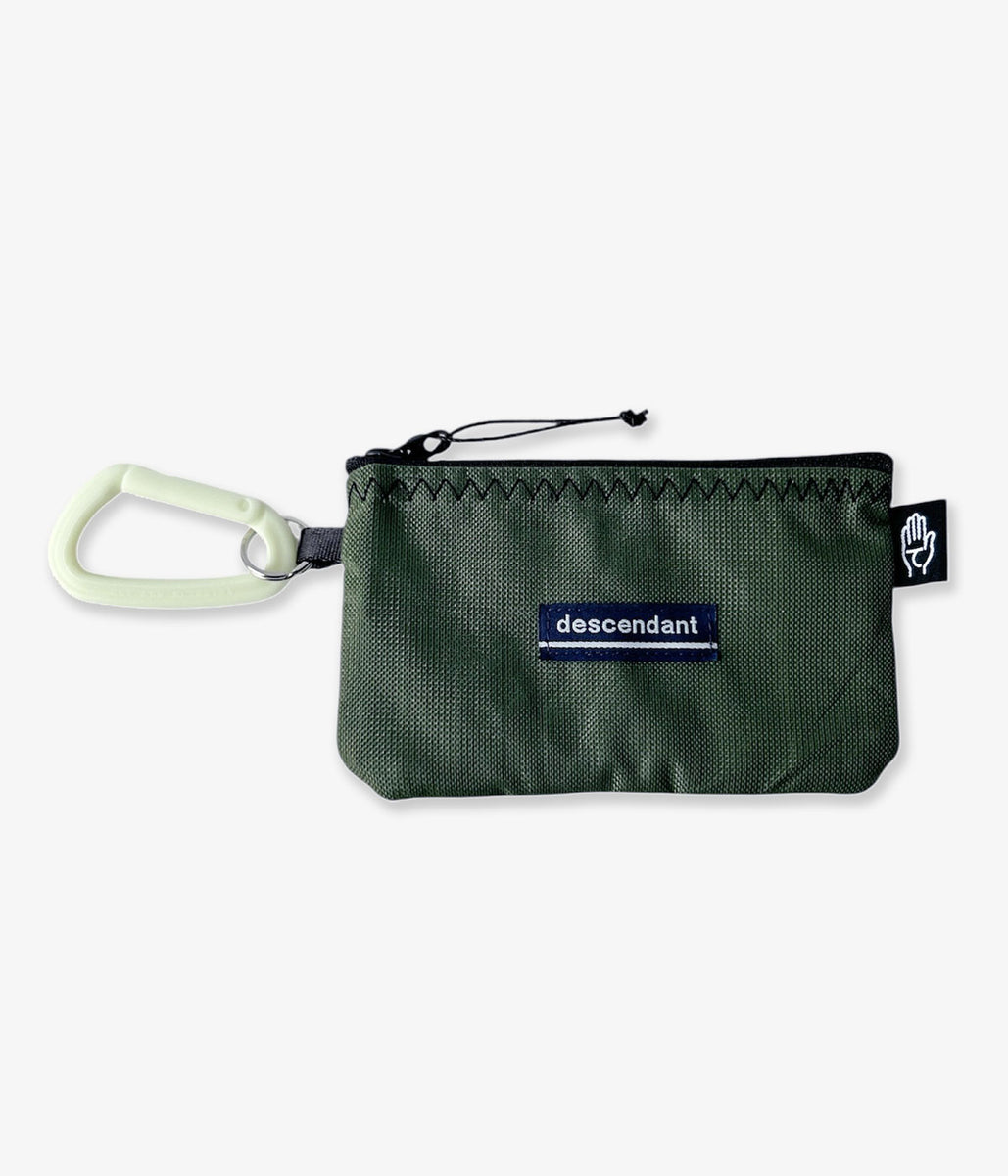 DESCENDANT/HANGG WIDE CARD CASE TAKES HANDS (OLIVE DRAB)