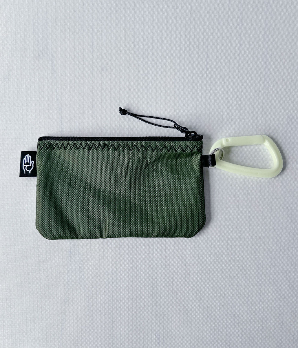 DESCENDANT HANGG WIDE CARD CASE ディセンダント DESCENDANT/HANGG WIDE CARD CASE TAKES HANDS (OLIVE DRAB)