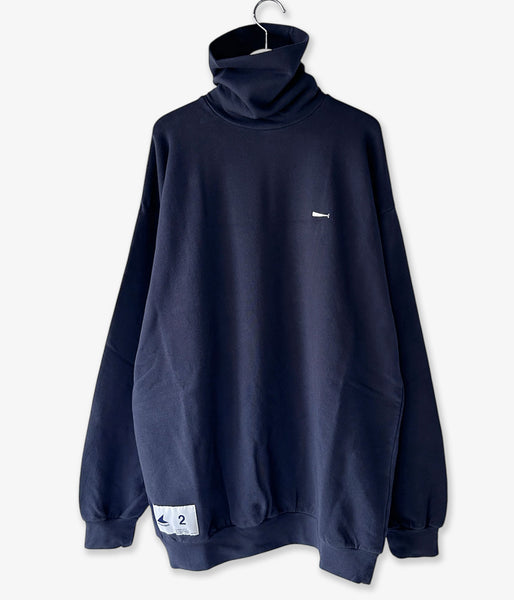 DESCENDANT/CYLINDER TURTLE NECK LS (NAVY)