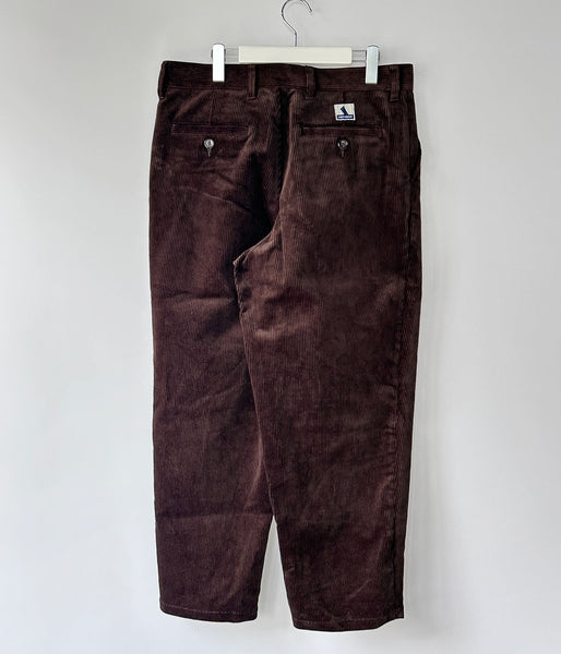 DESCENDANT/DC-3 CORDUROY TROUSERS (BROWN)