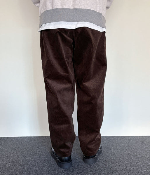DESCENDANT/DC-3 CORDUROY TROUSERS (BROWN)