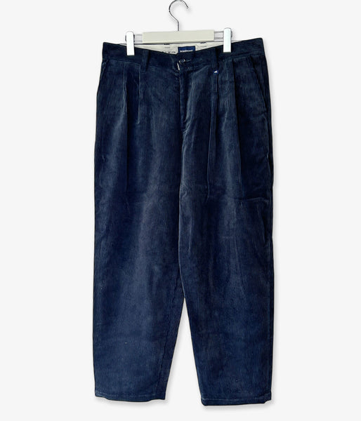 DESCENDANT/DC-3 CORDUROY TROUSERS (NAVY)