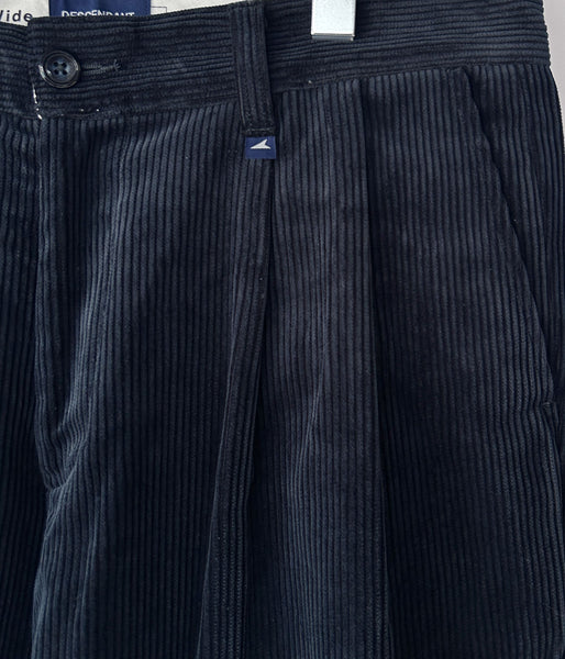 DESCENDANT/DC-3 CORDUROY TROUSERS (NAVY)