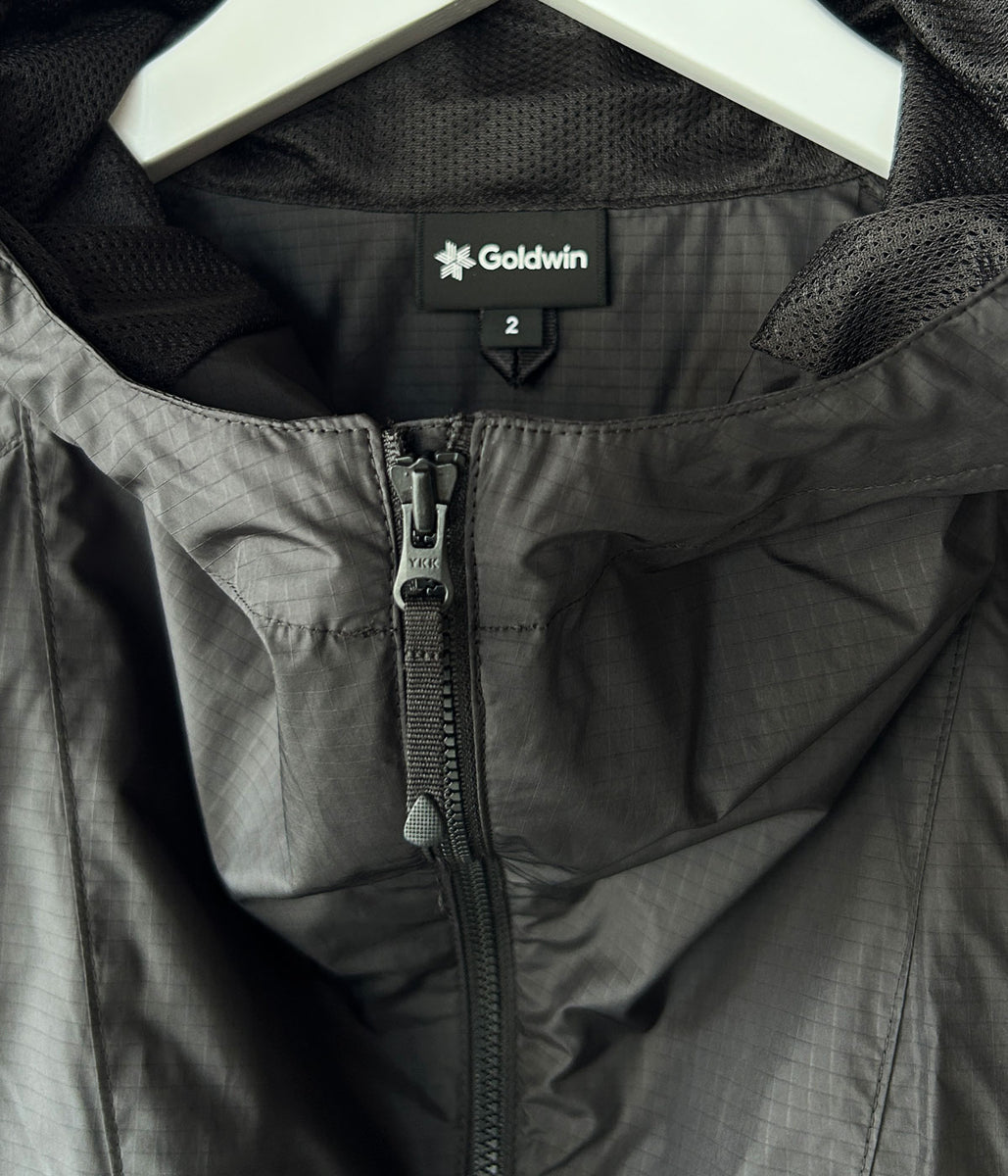 Goldwin/RIP-STOP HOODED JACKET (BLACK)