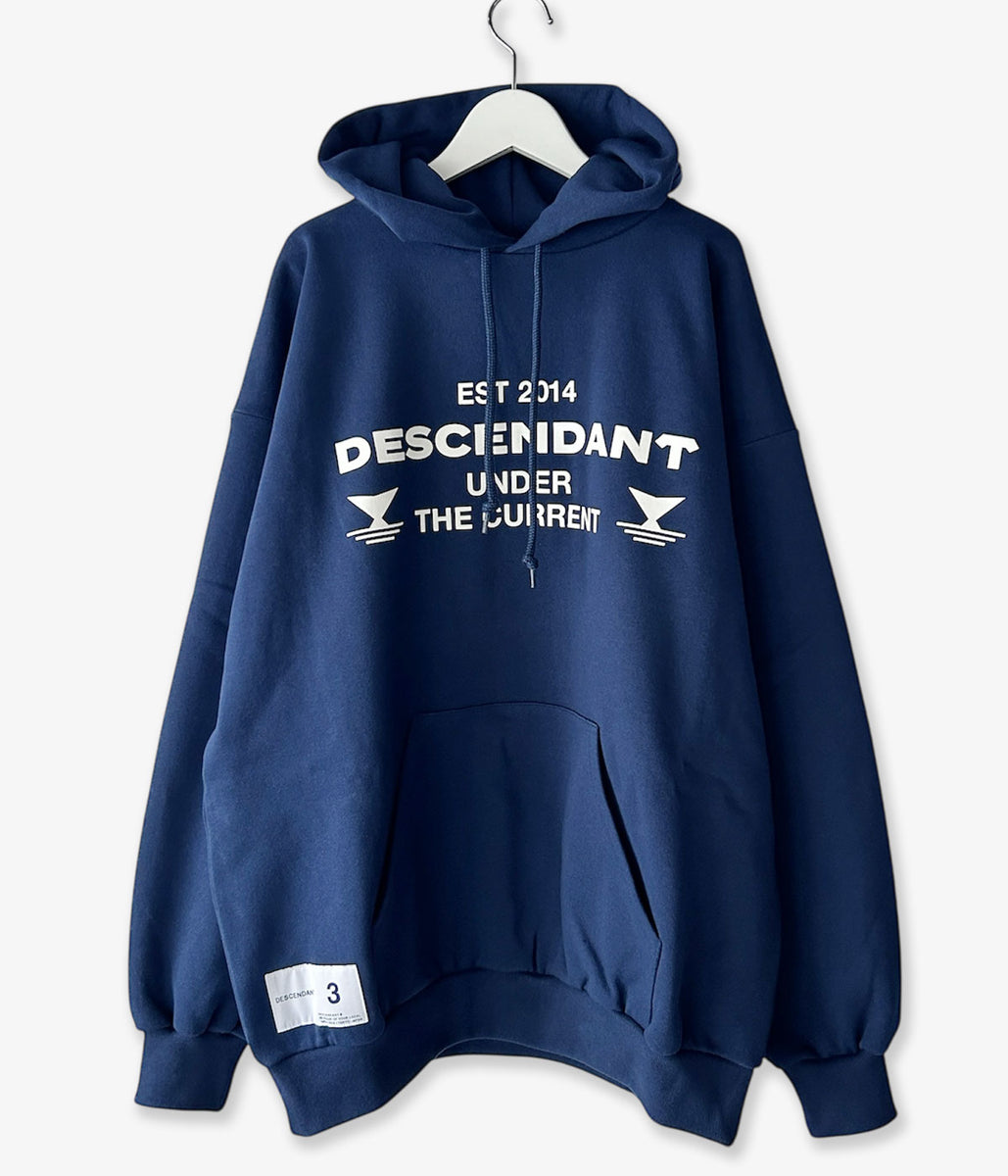 DESCENDANT/UNDER THE CURRENT HOODY (NAVY)