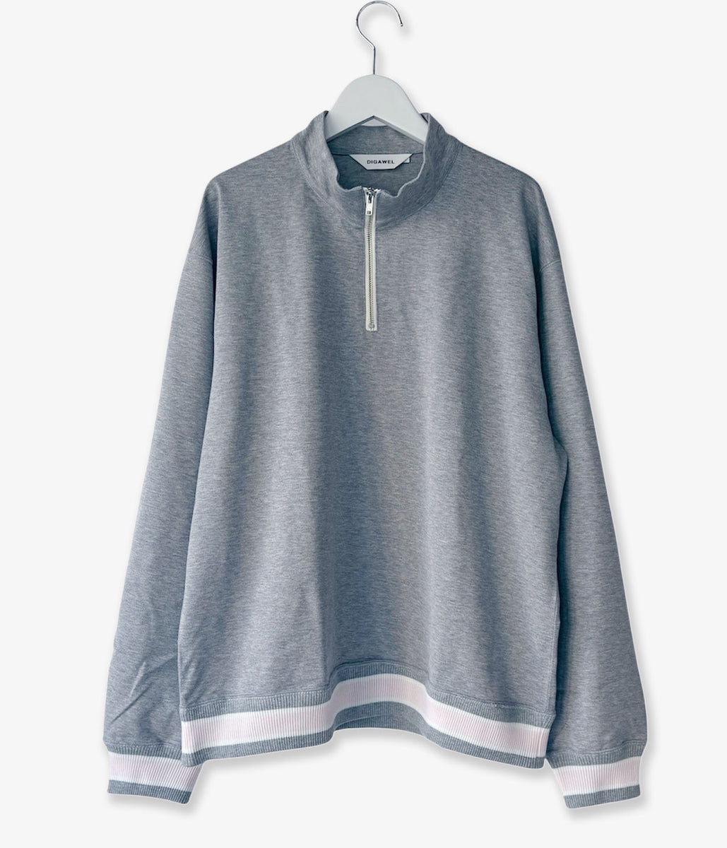 DIGAWEL/Half zip P/O (GRAY)