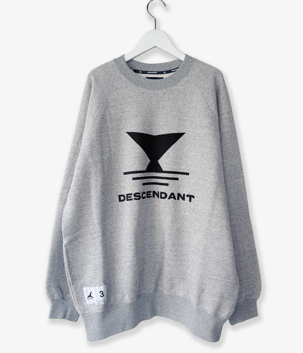 DESCENDANT/FLUKE UP CREW NECK (GRAY)