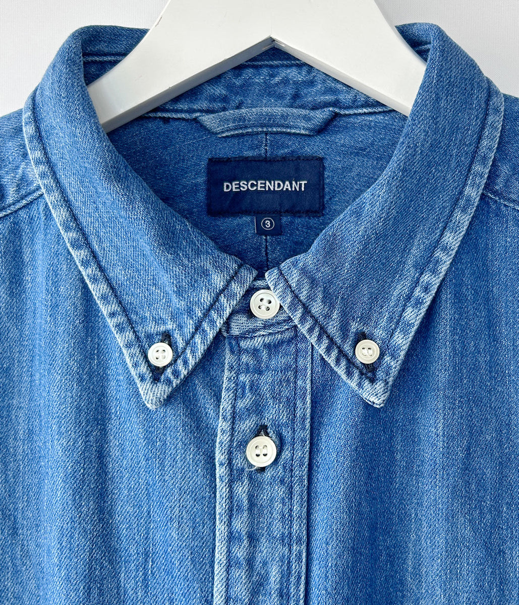 DESCENDANT/ALLEN DENIM LS SHIRT (INDIGO)