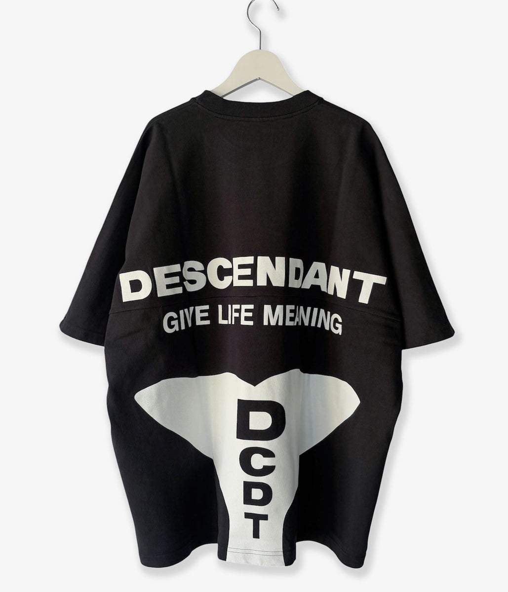 トップス 24aw DESCENDANT CETUS JERSEY LS BLACK 2 DESCENDANT/CETUS JERSEY SS (BLACK)