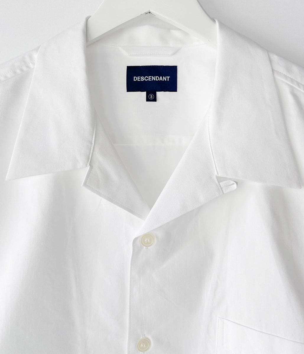 DESCENDANT/SUMMER OXFORD LS SHIRT (WHITE)