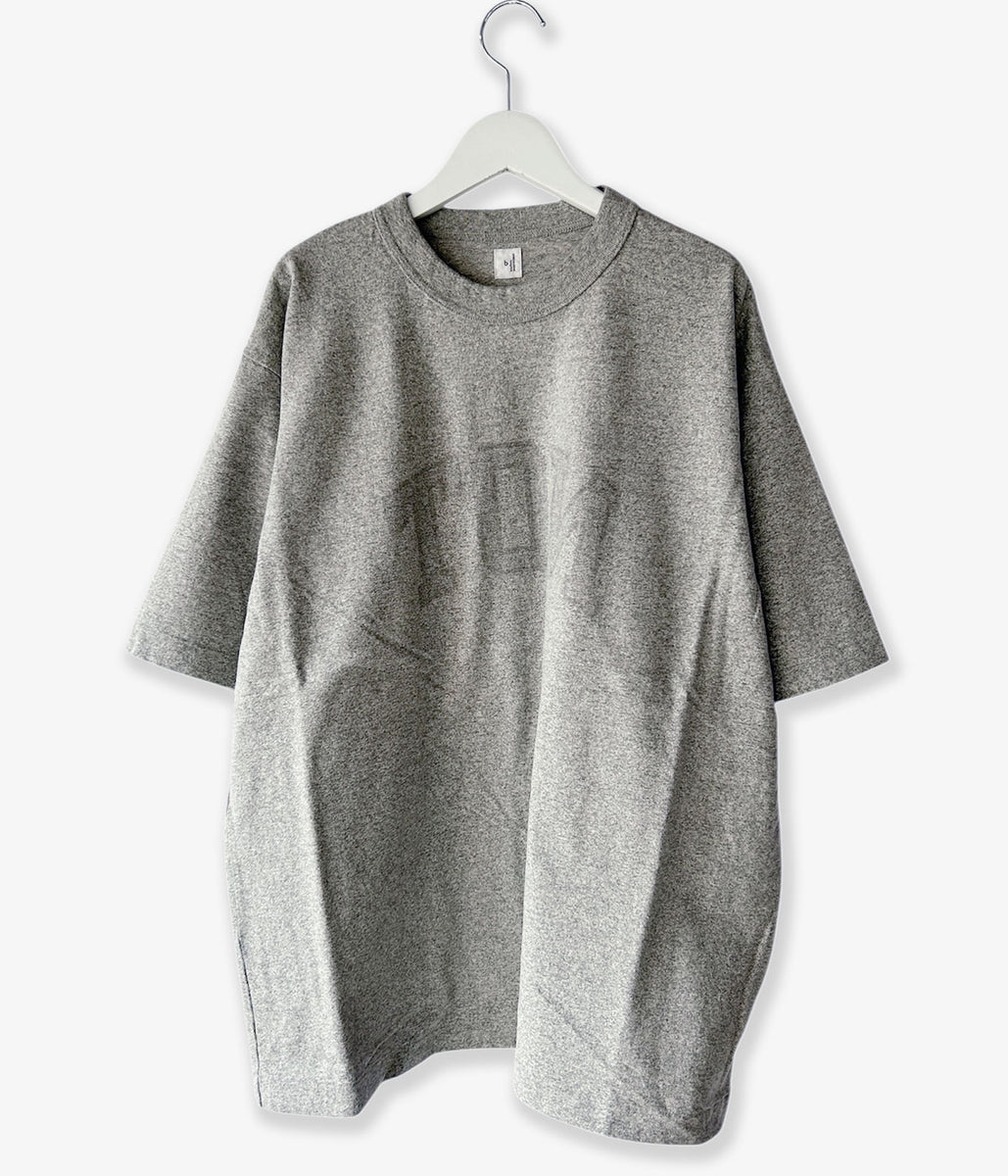blurhms ROOTSTOCK/NOT-PRINCE 88/12 Print Tee WIDE (HeatherGrey×Fade/Gr