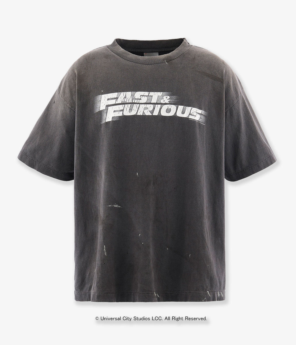 SAINT MICHAEL/FF_SS T-SHIRT/FAST FURIOUS/BLK