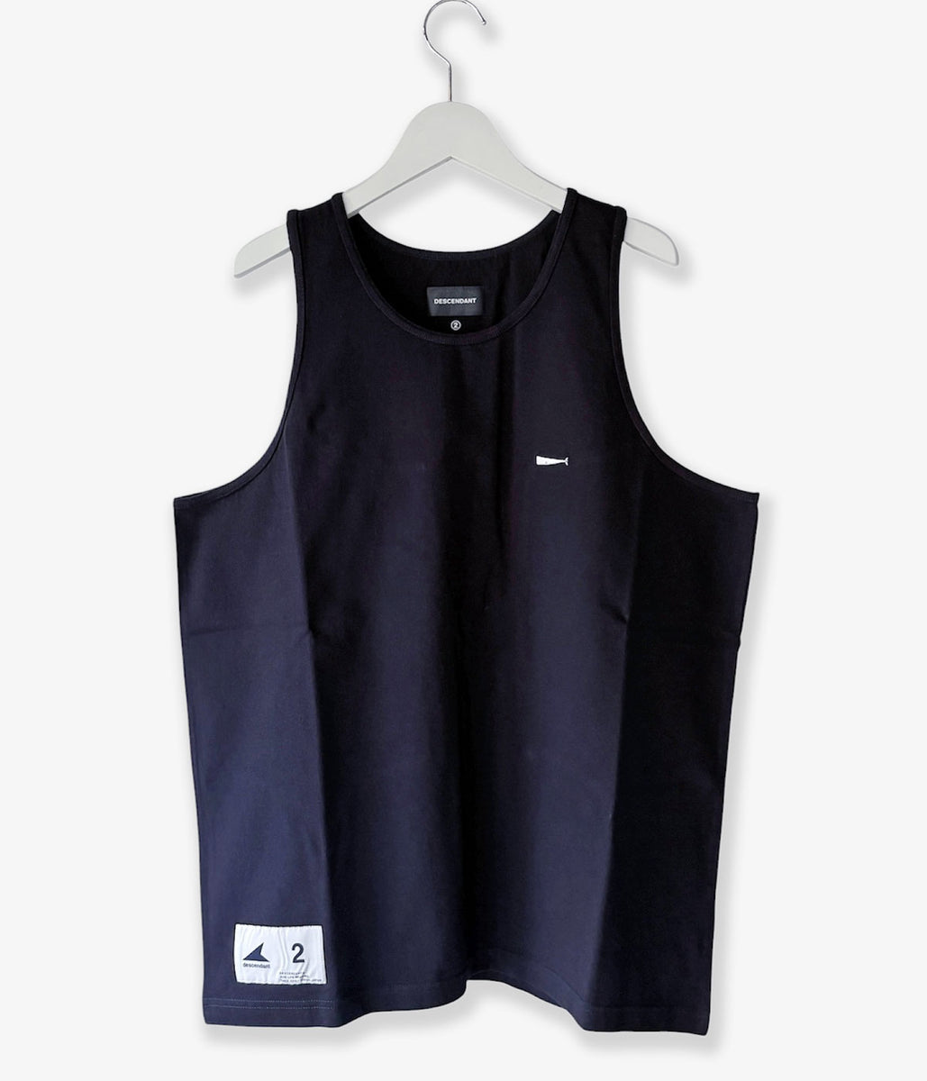 DESCENDANT/CACHALOT ORGANIC COTTON TANKTOP (NAVY)