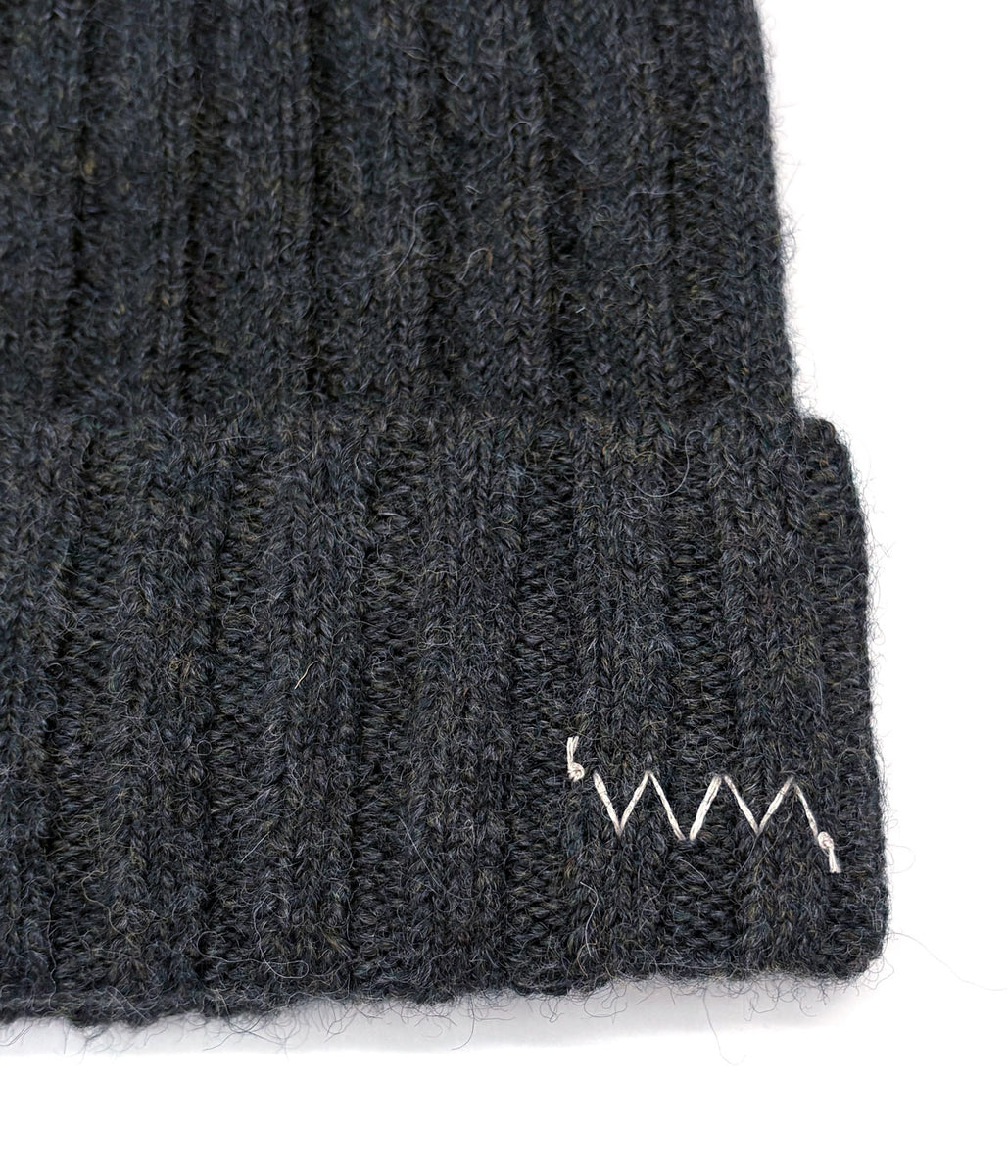 送料込み！visvim ニット帽 ビーニー ウール サイズF visvim/KNIT CAP (WOOL) (CHARCOAL)