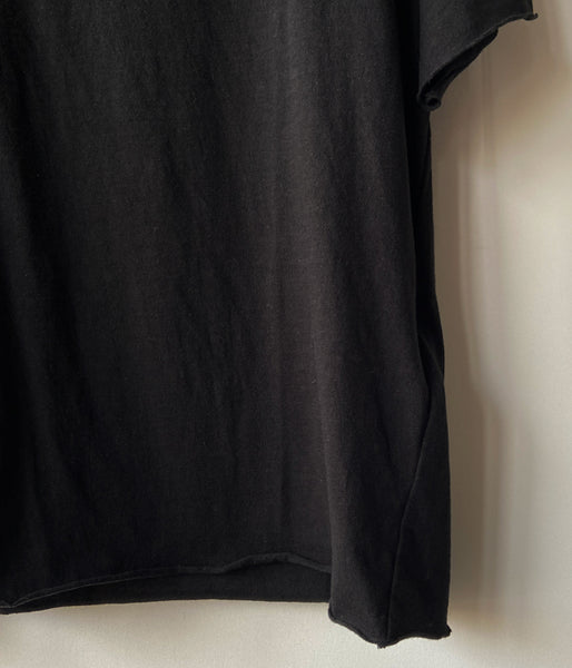 nowos/V NECK TEE(BLACK)