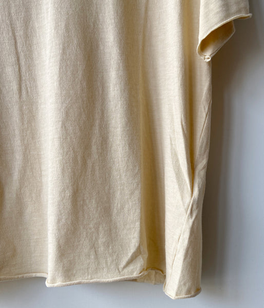 nowos/V NECK TEE(BEIGE)