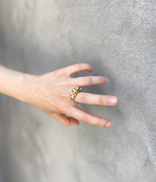 R.ALAGAN/BABYDRAGON RING(GOLD)