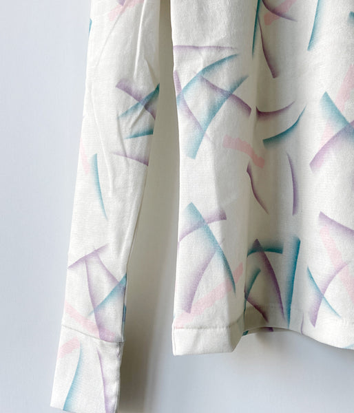 FUMIKA_UCHIDA/FLOCKY PRINTED TULLE TURTLENECK TOP(IVORY)FUMIKA_UCHIDA/FLOCKY PRINTED TULLE TURTLENECK TOP(IVORY)