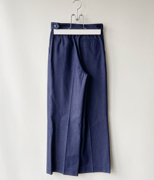 PHEENY/VINTAGE DENIM 2 TUCK SLACKS(INDIGO)