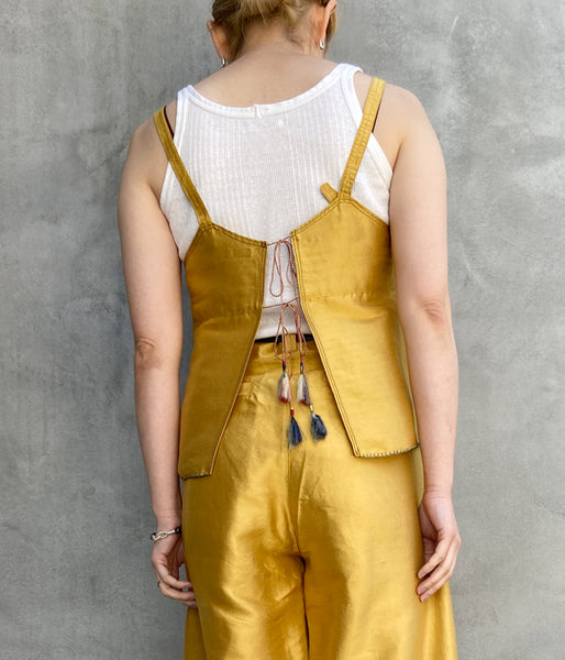 nowos/SILK CAMISOLE(YELLOWGOLD)