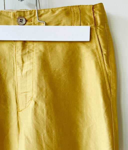 nowos/SILK PANTS(YELLOW)