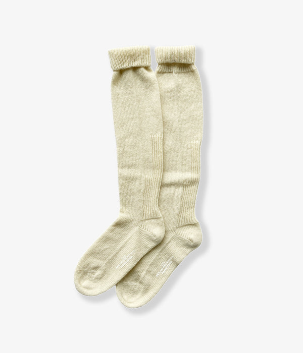 レッグウェア fumika uchida SHETLAND LONG SOCKS FUMIKA_UCHIDA/SHETLAND LONG SOCKS(IVORY)
