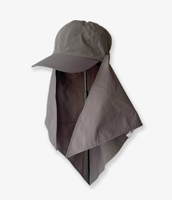 PHEENY Nylon taffeta cap with scarf ブラック PHEENY / Nylon taffeta cap with scarf | FLUTTER