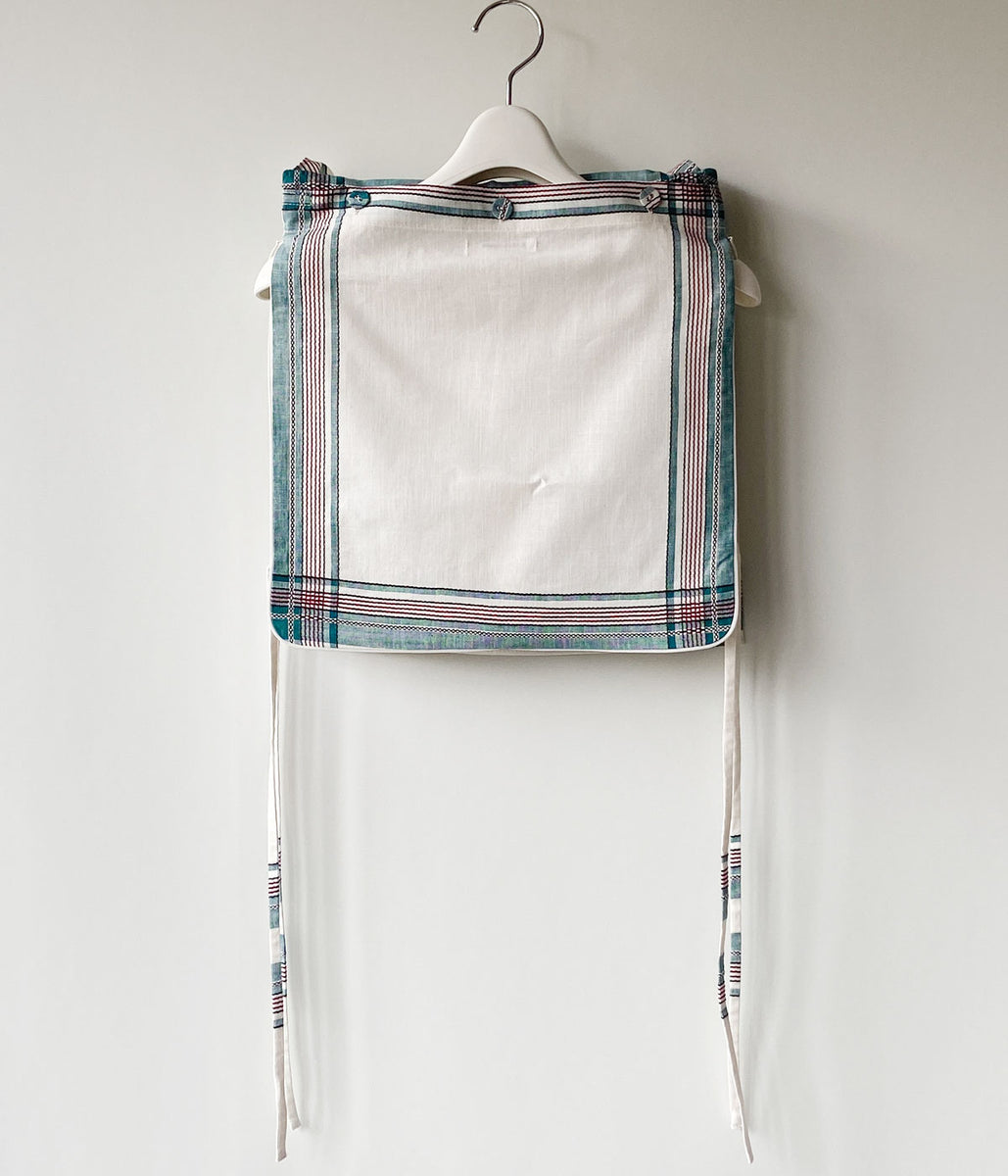 FUMIKA_UCHIDA/HANDKERCHIEF BIB TOP(GREEN PLAID)