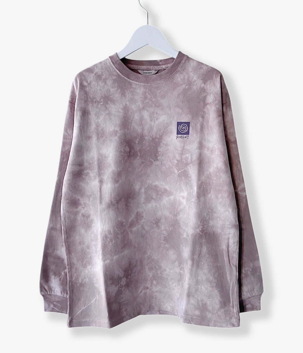 PHEENY フィーニー タイダイ柄 ロンT PHEENY/TIE DYE L/S(BROWN)