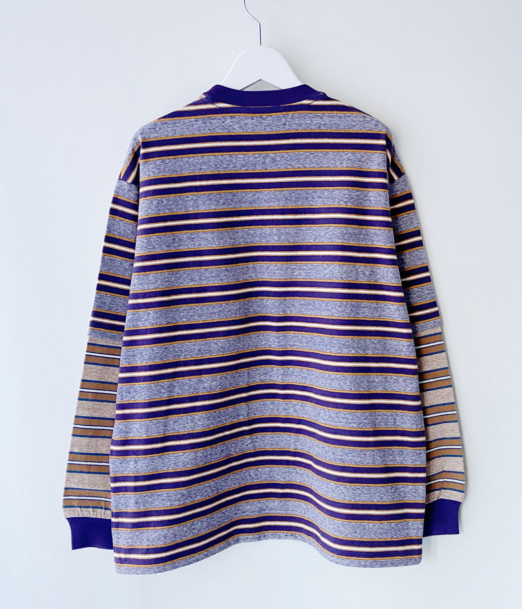 PHEENY/MULTI BORDER LAYERED L/S(PURPLE)