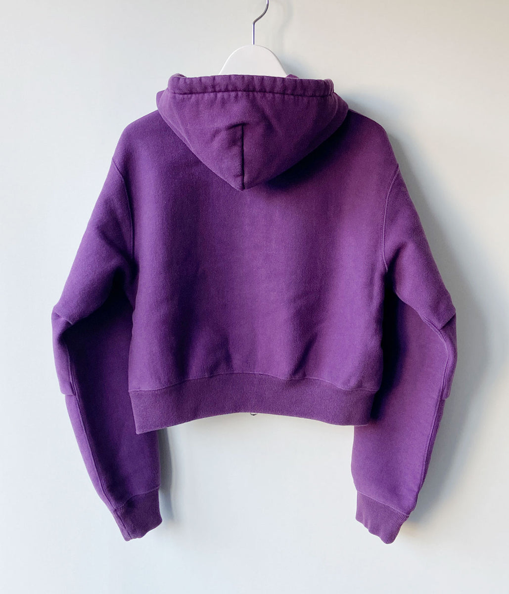 PHEENY/ATHLETIC FLEECE ZIP UP HOODIE(PURPLE)