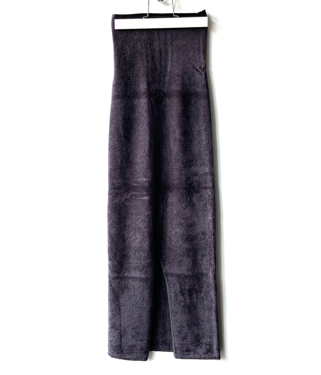 スカート PHEENY Mole yarn wholegarment longskirt PHEENY/MOLE YARN WHOLEGARMENT LONG SKIRT(GRAY)