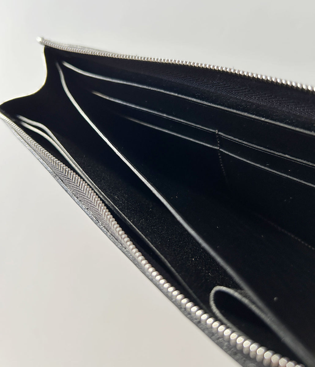 Aeta ブラックレザー 長財布 Aeta/L-SHAPED LONG WALLET(BLACK)