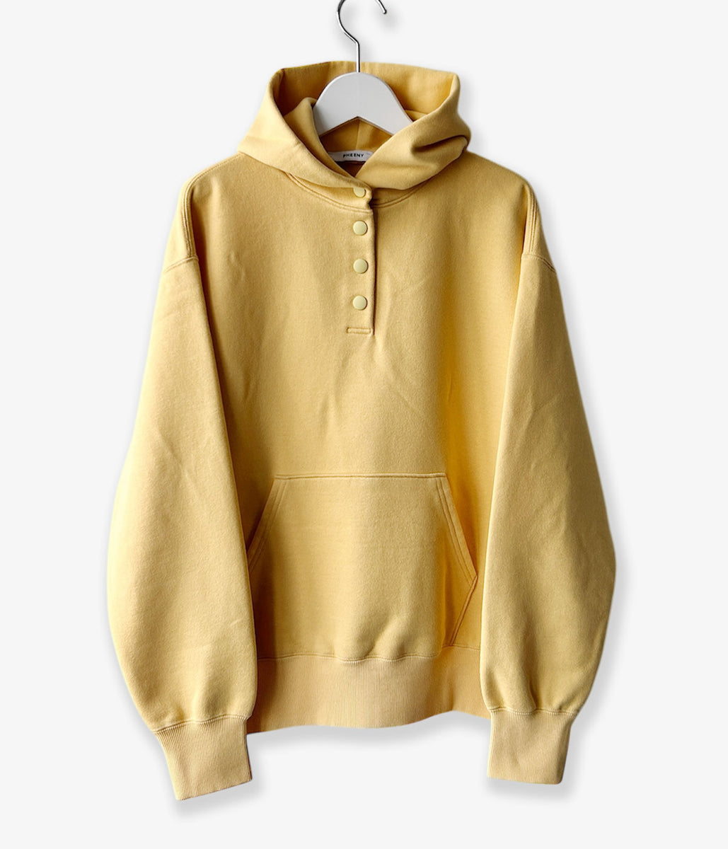 ★専用★ PHEENY　フィーニー　2025AW　フーディパーカー　イエロー PHEENY/ATHLEISURE FRENCH TERRY HOODIE(YELLOW)